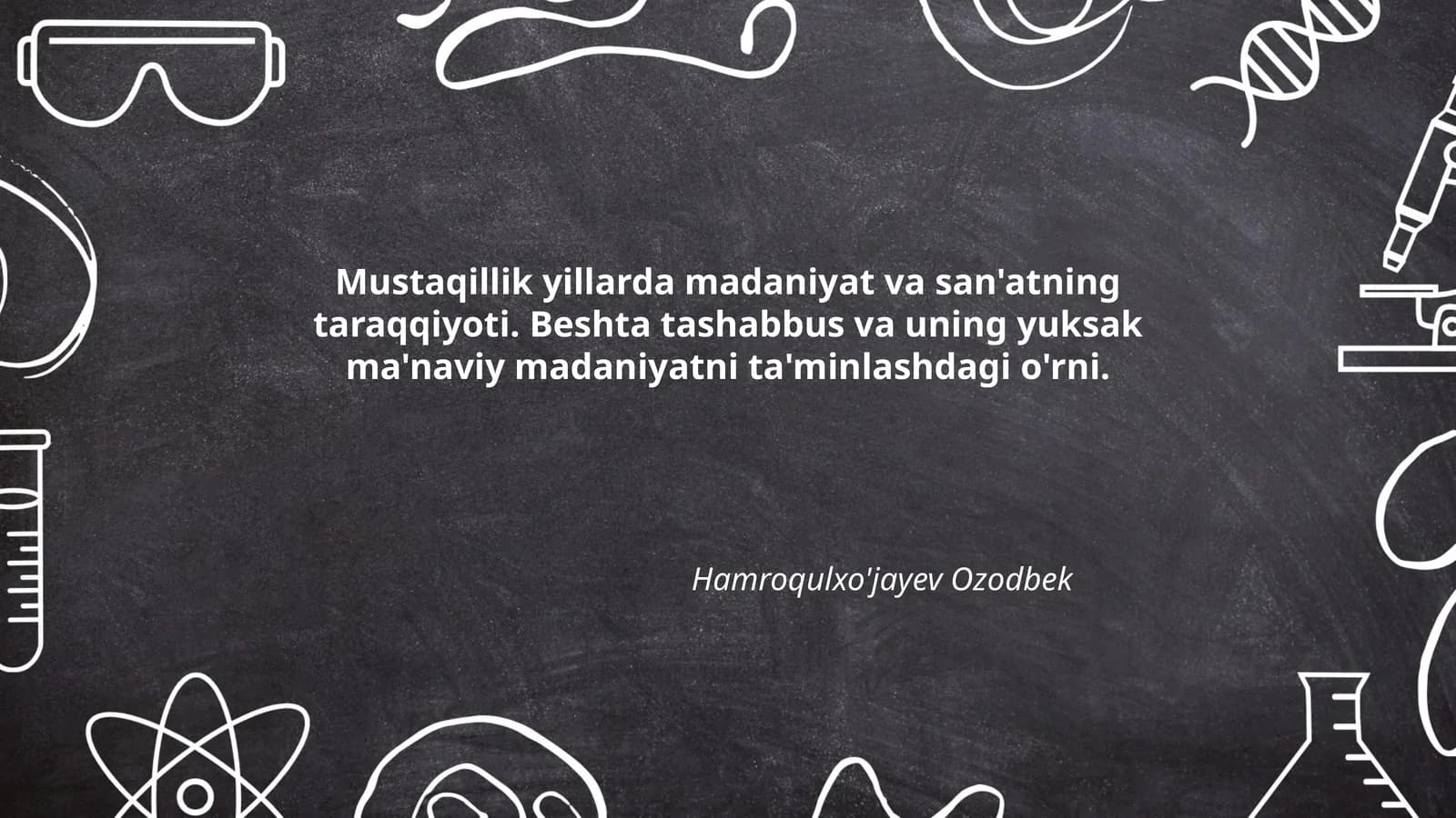 Mustaqillik yillarida madaniyat va san'atning taraqqiyoti