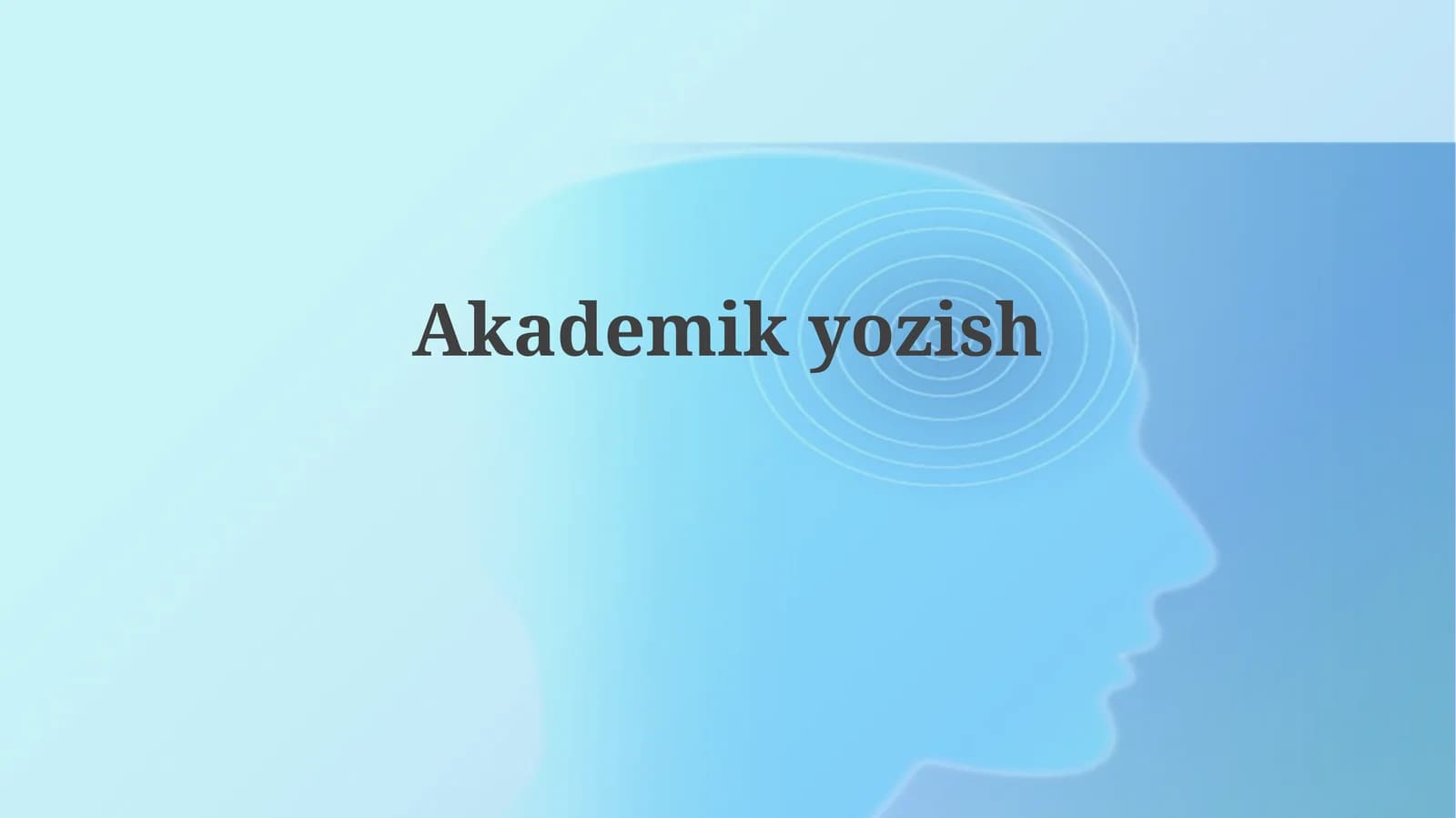 Akademikyozish