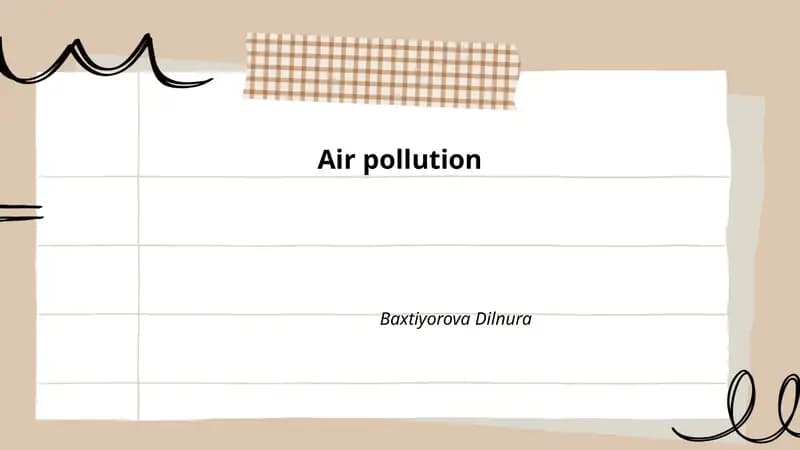Air pollution