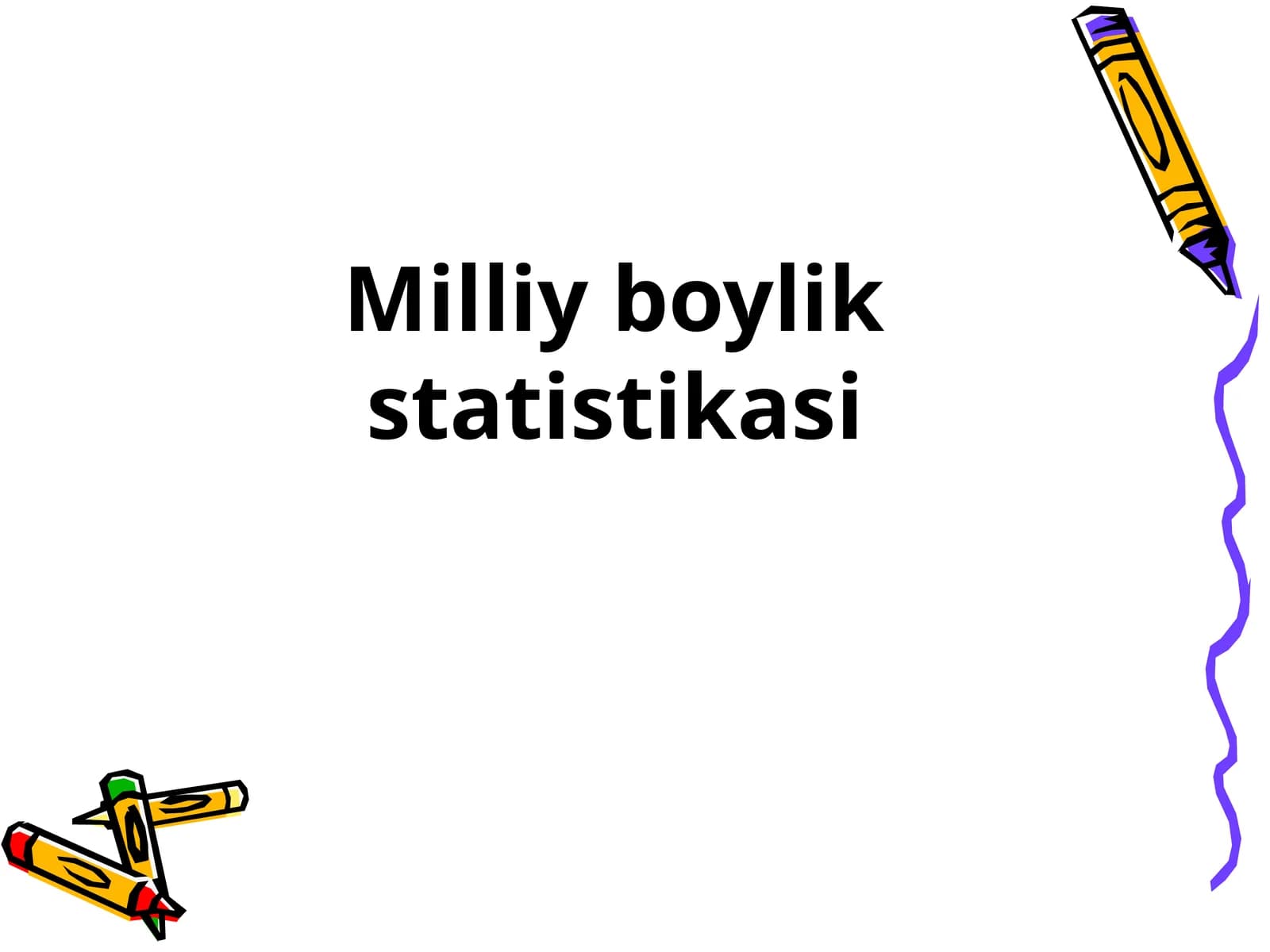 Milliy boylik statistikasi