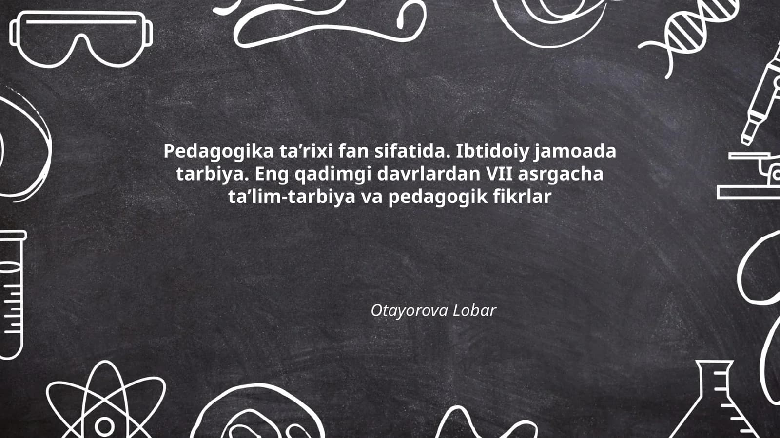 Ibtidoiy jamoada tarbiya