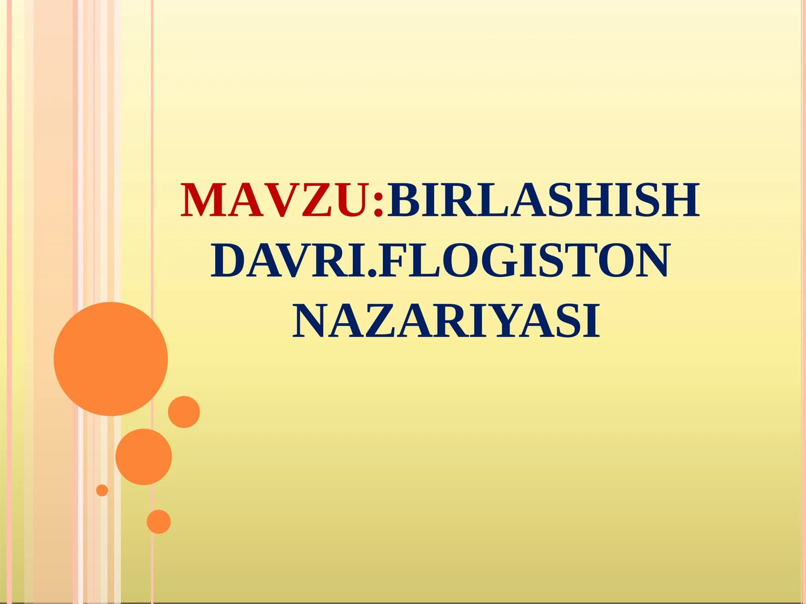 Flogiston nazariyasi