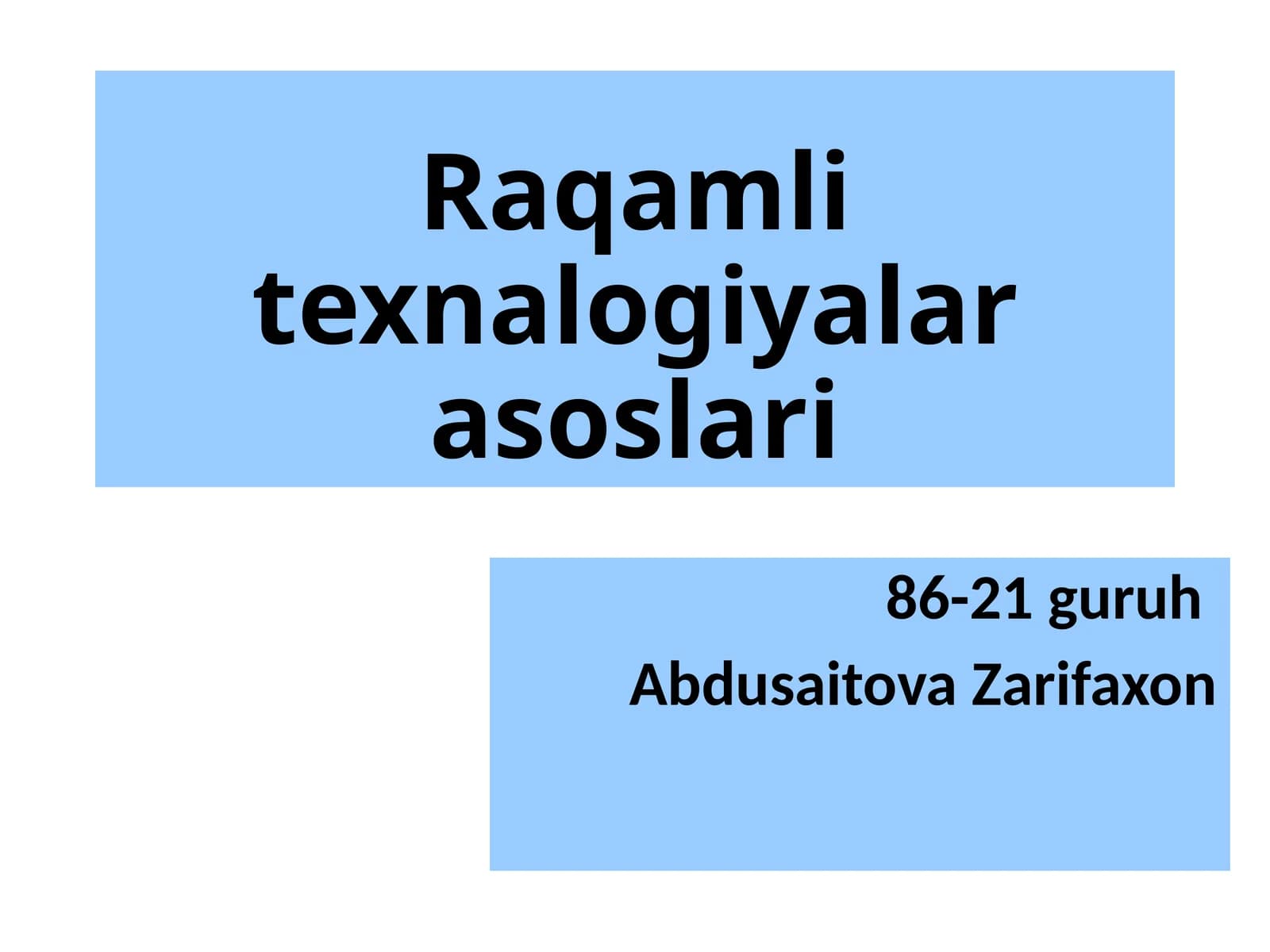 Sovchilar (mavzu)