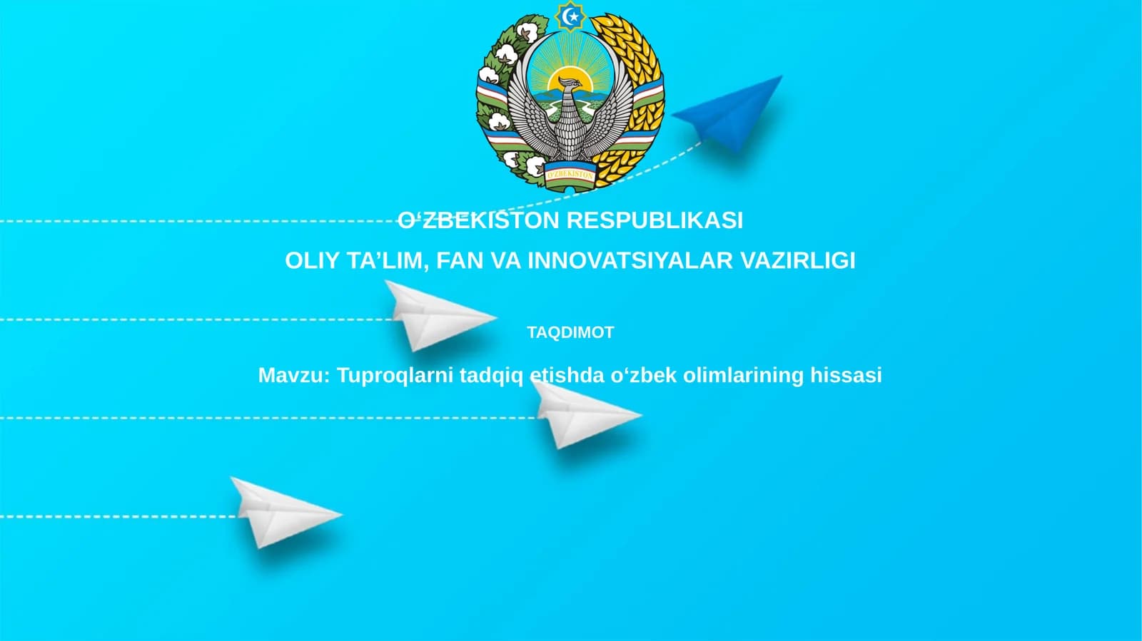 Tuproqlarni tadqiq etish