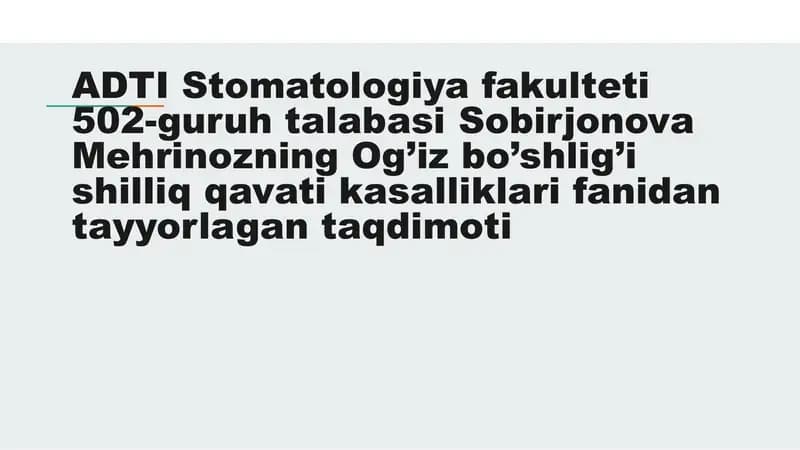 Virus kasalliklarini OBShQda