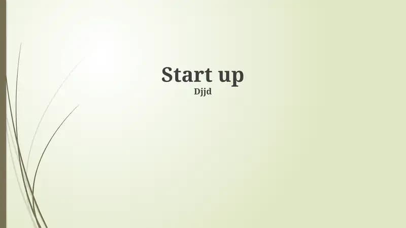 Start up