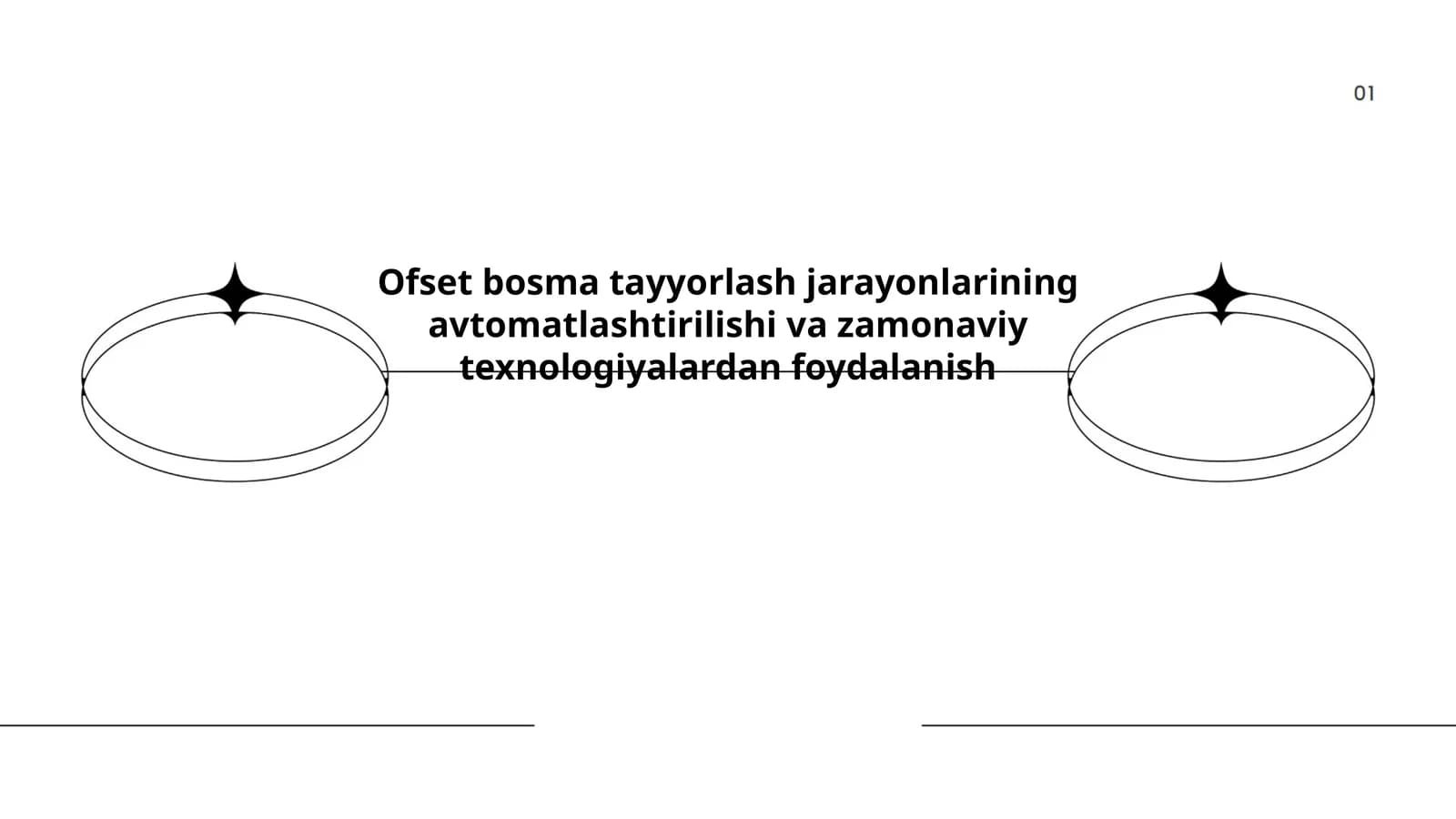 Ofset bosma tayyorlash jarayonlarining avtomatlashtirilishi va zamonaviy texnologiyalardan foydalanish
