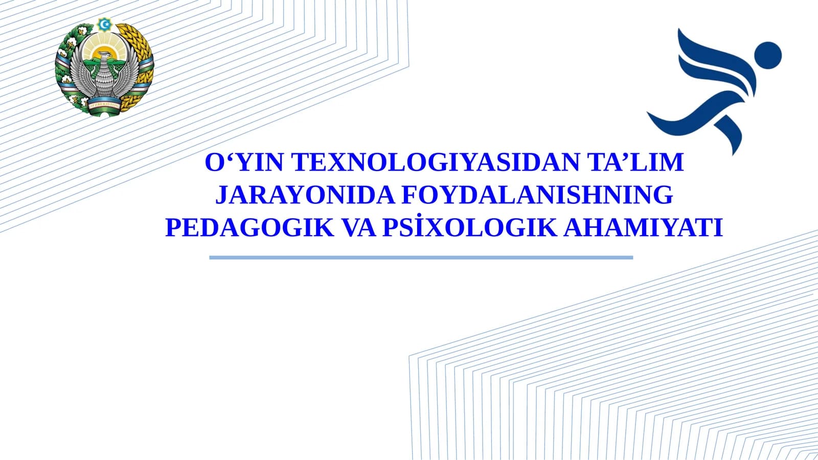 O‘YIN TEXNOLOGIYASIDAN TA’LIM JARAYONIDA FOYDALANISHNING PEDAGOGIK VA PSİXOLOGIK AHAMIYATI