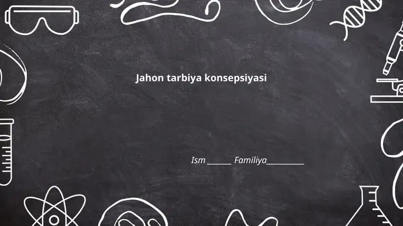 Jahon tarbiya konsepsiyasi