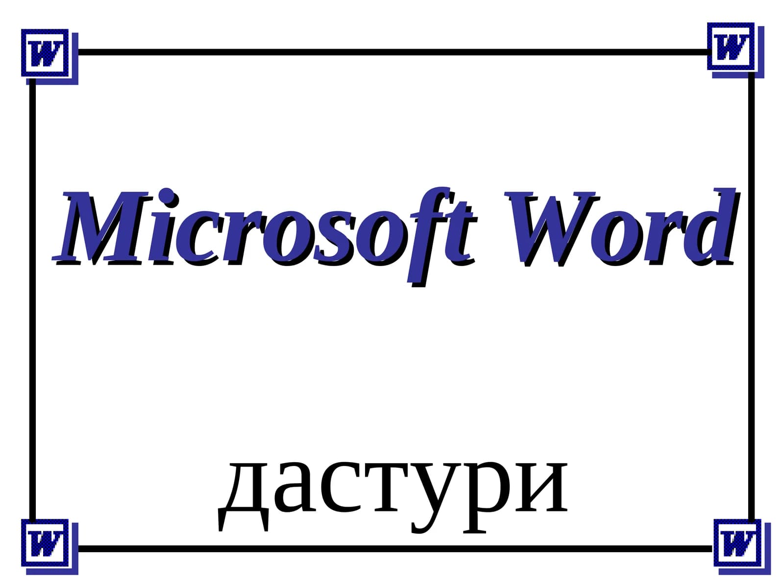Microsoft Word