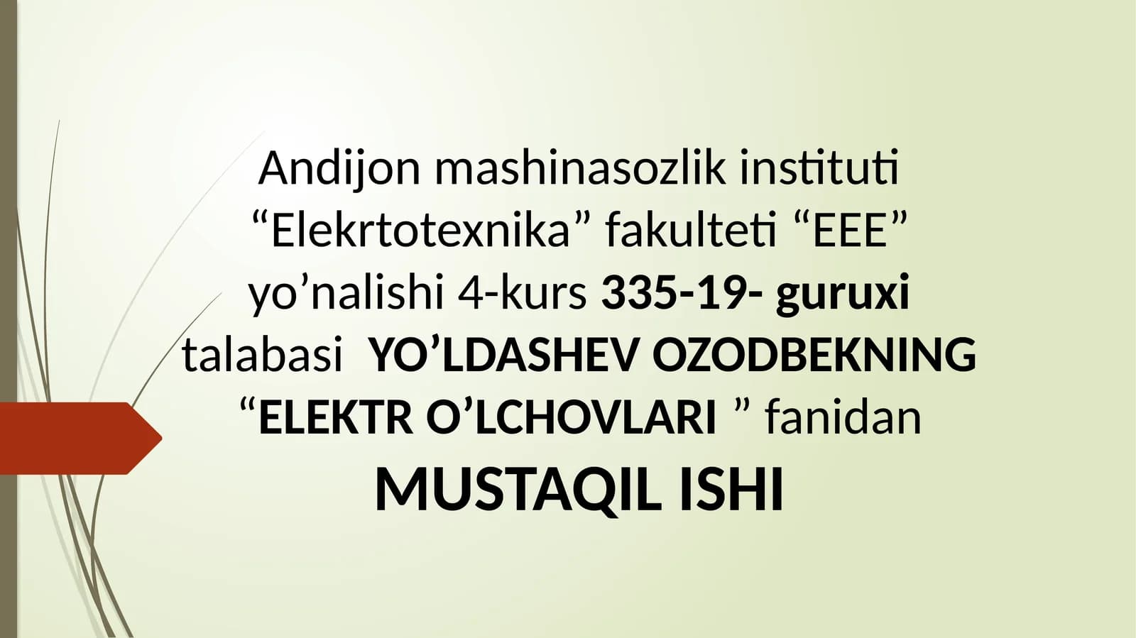 Elektro'lchovlari