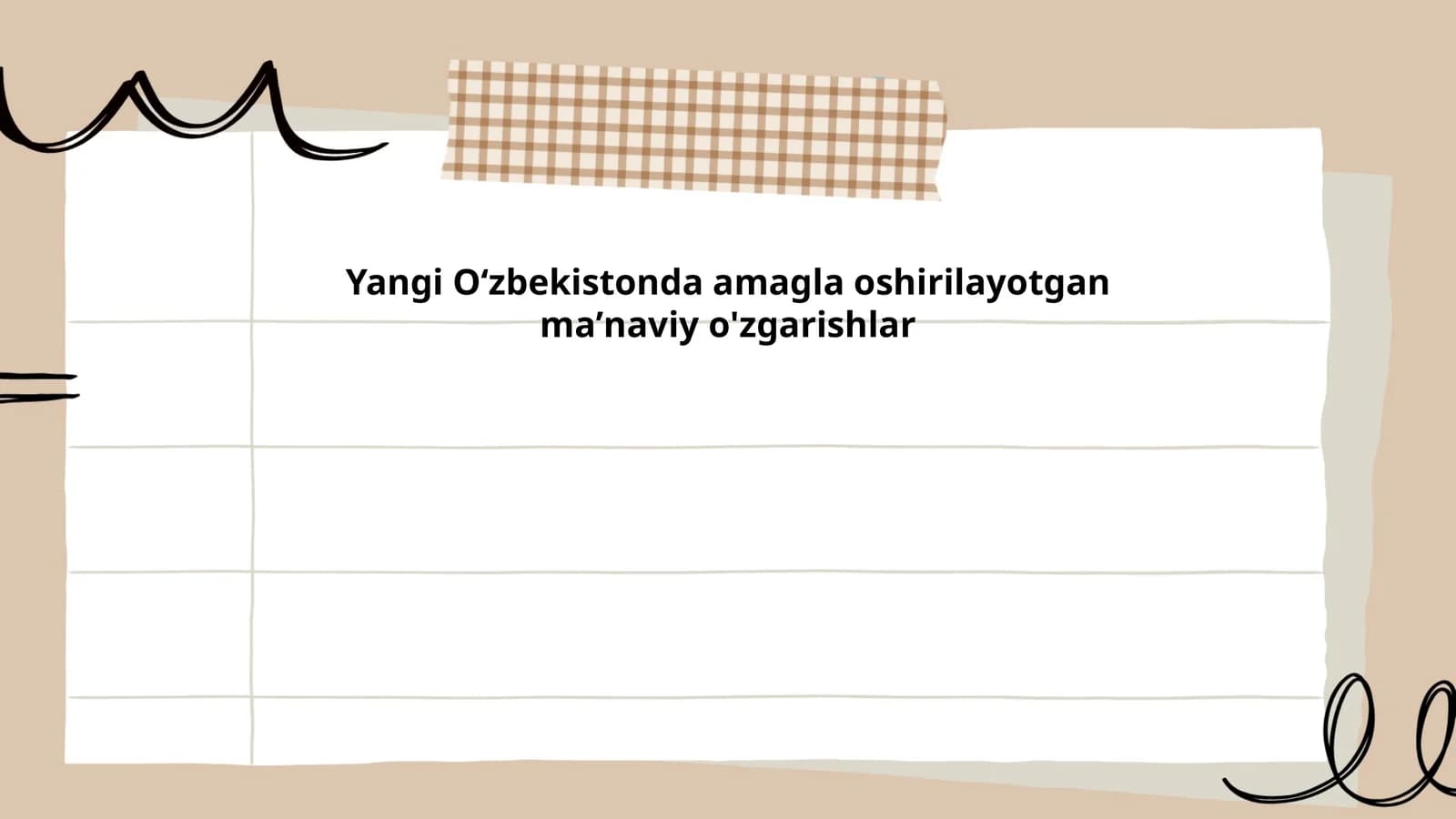 Ma'naviy yangilanish va uning ahamiyati