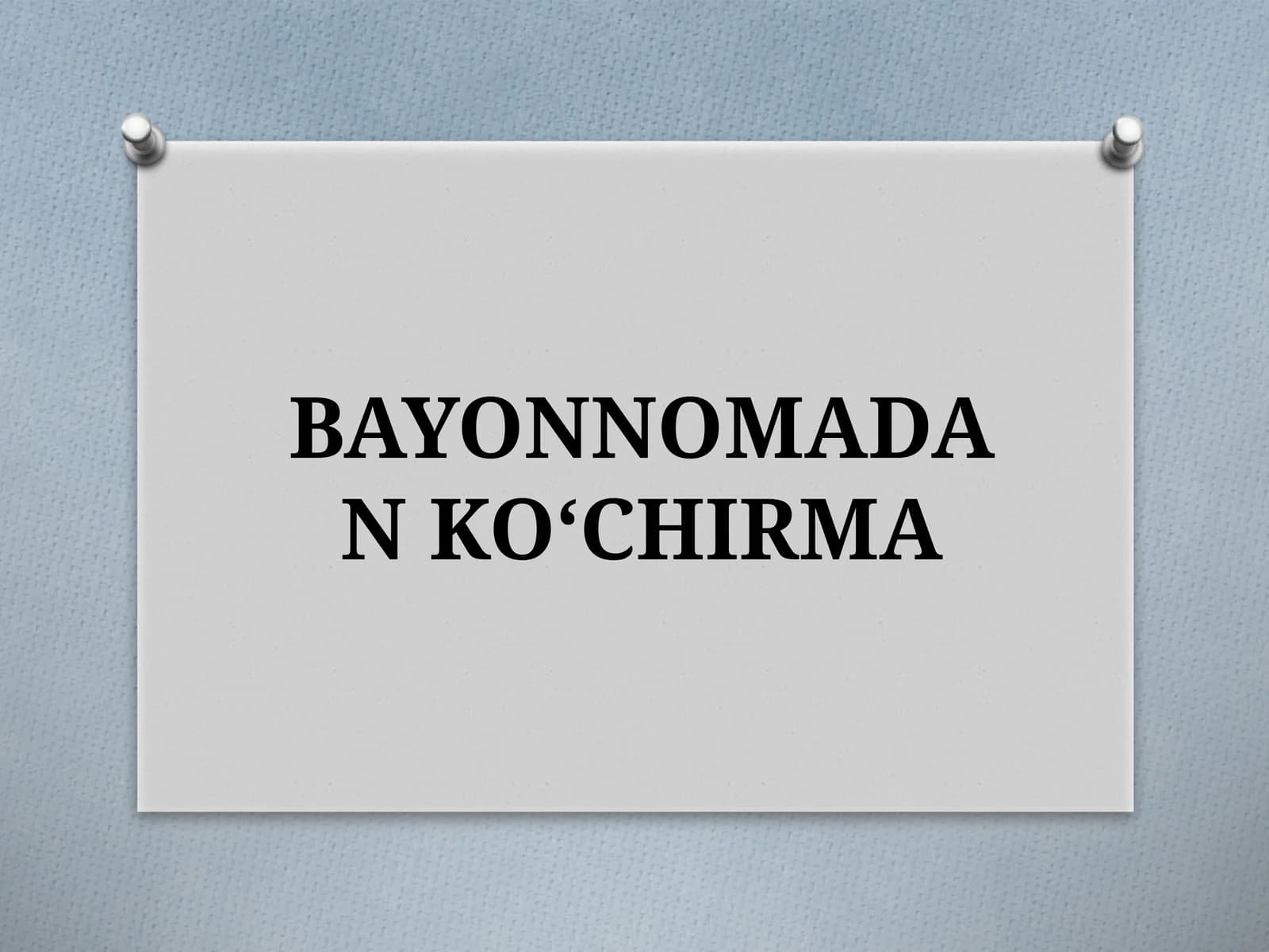 Majlis bayonnomasi