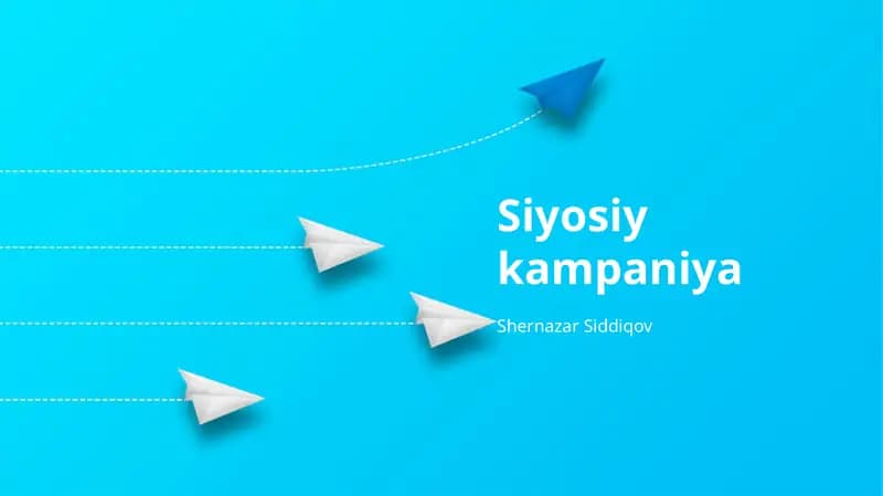 Siyosiy kampaniya