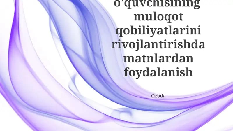 Matnlar bilan ishlashning amaliy usullari
