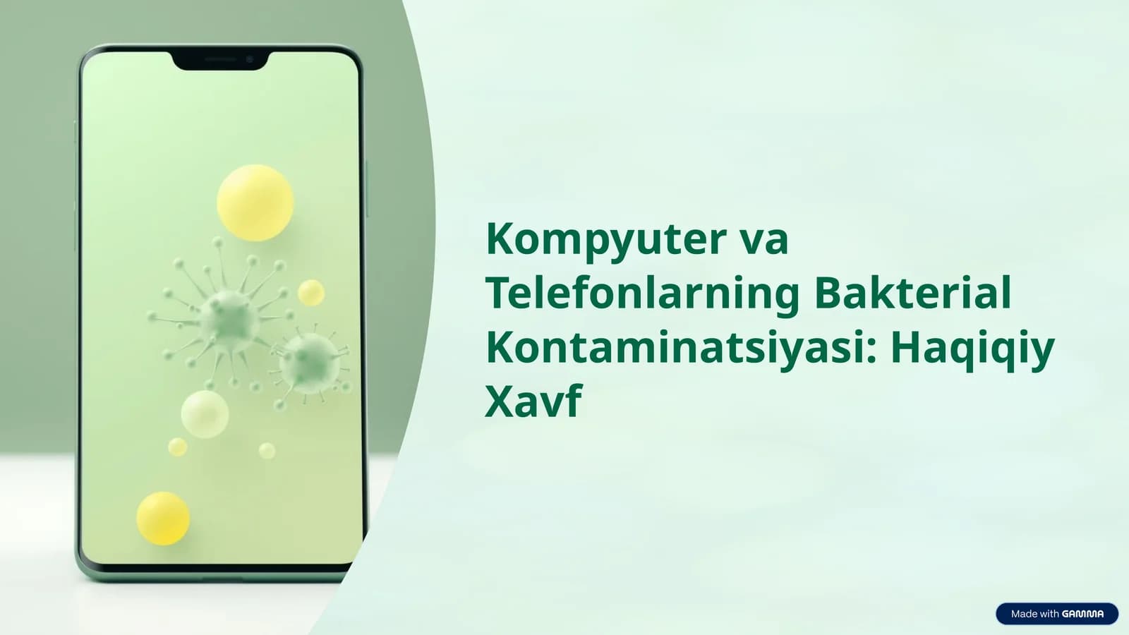 Kompyuter va Telefonlarning Bakterial Kontaminatsiyasi: Haqiqiy Xavf