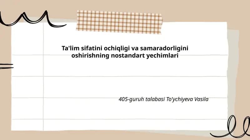 Raqamli ta’lim platformalarini blockchain bilan birlashtirish orqali ochiqlikni oshirish