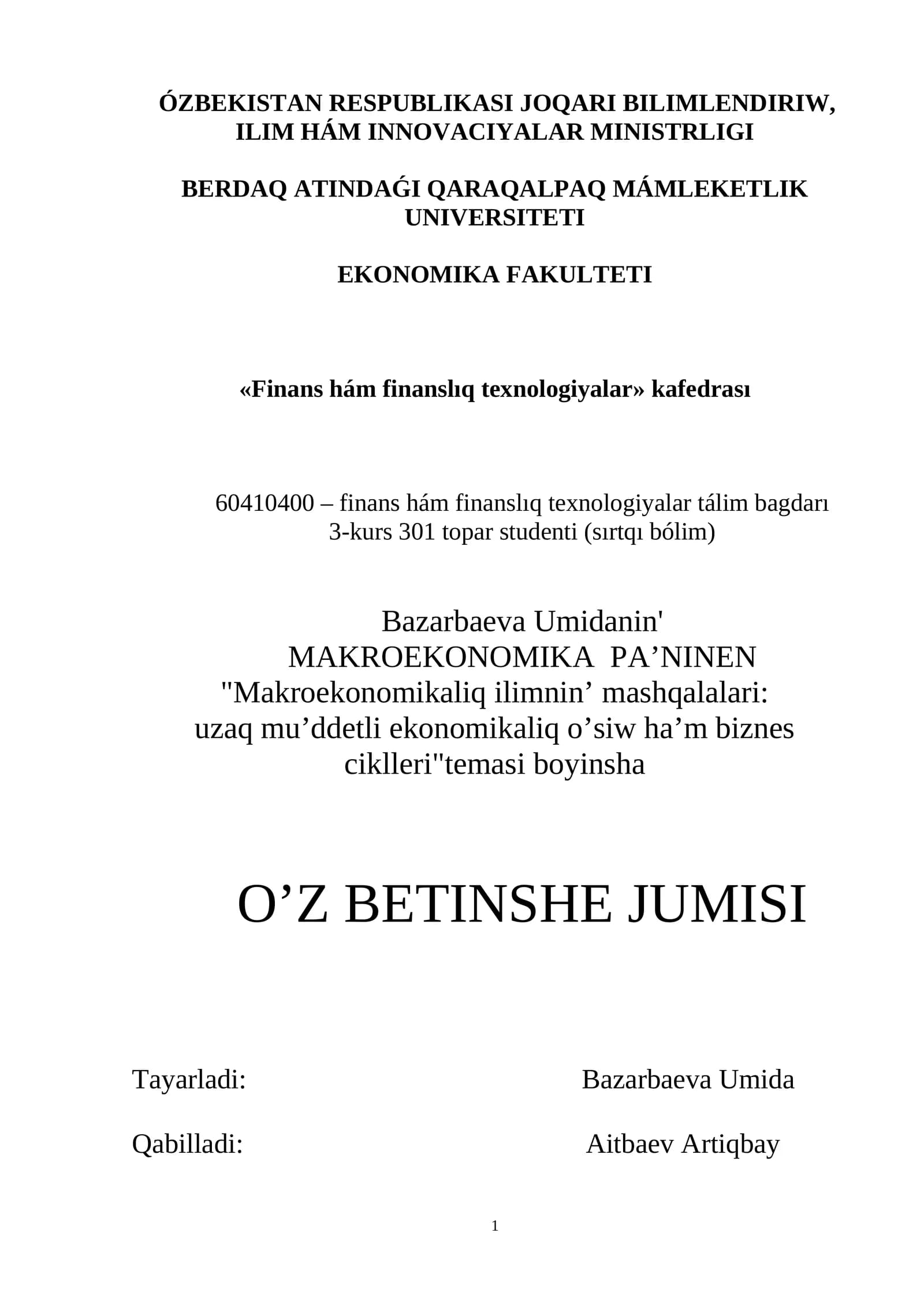 makroekonomika