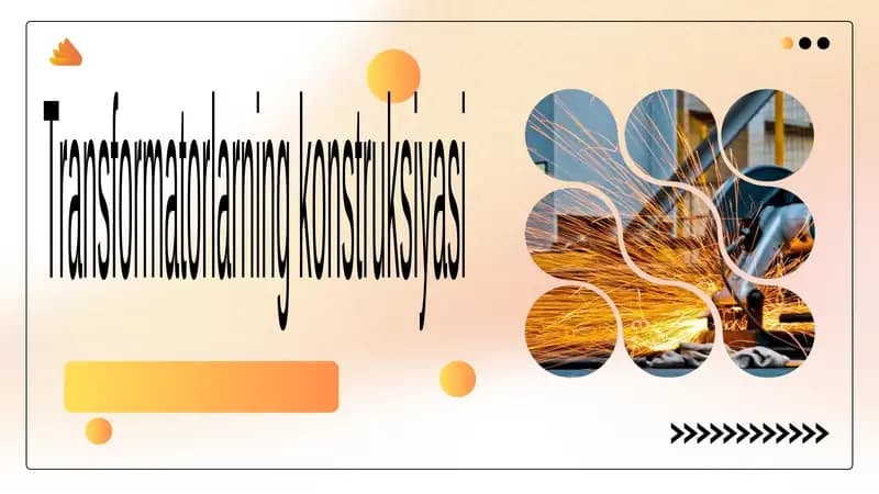 Transformatorlarning konstruksiyasi