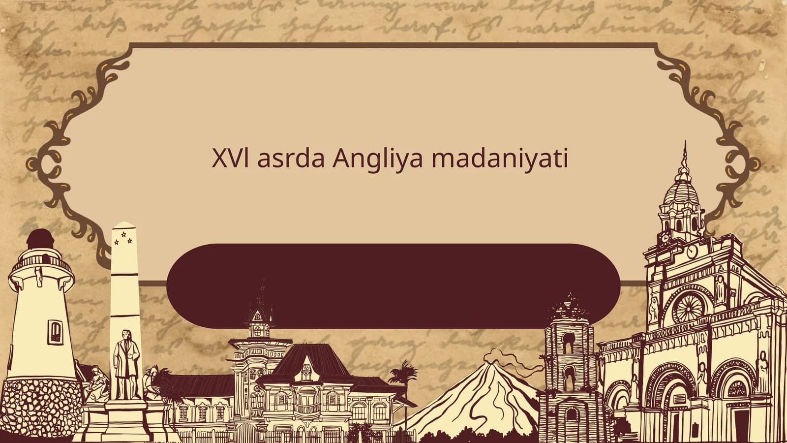 XVl asrda Angliya madaniyati