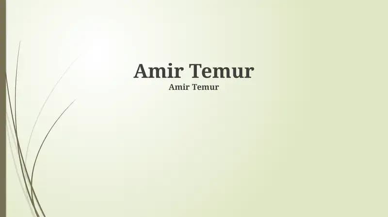 Amir Temur