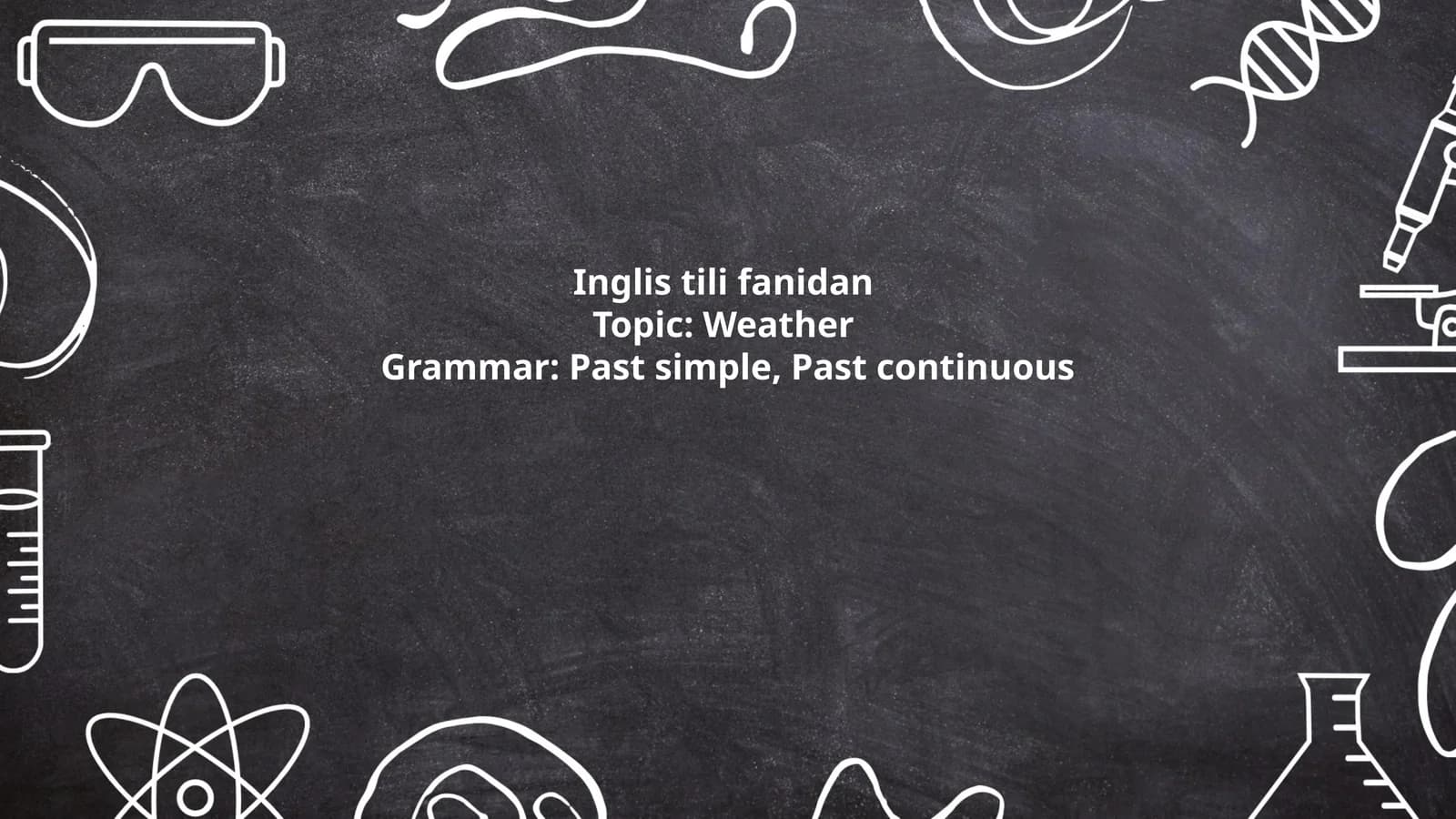 Inglis tili fanidan