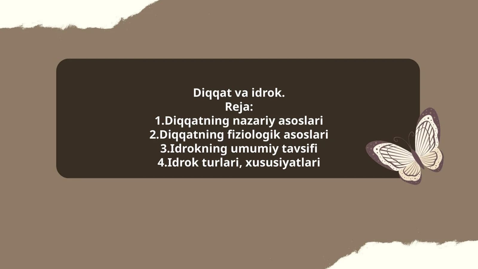 Diqqat va idrok