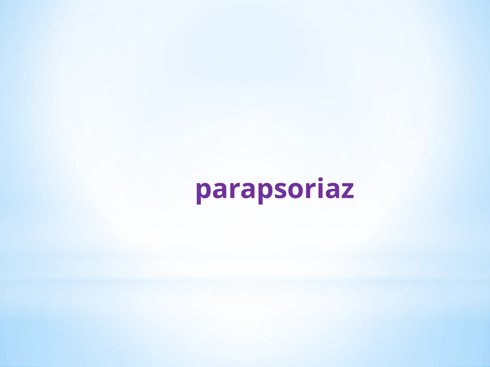 parapsoriaz