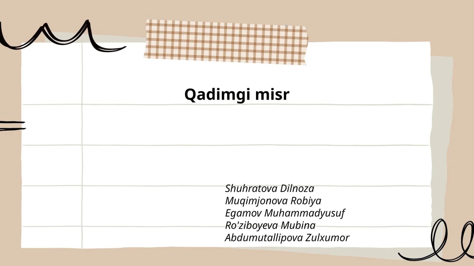 Qadimgi Misr tarixi va hukmronlik davrlari