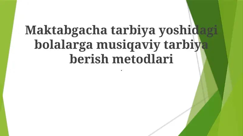 Little Melodies maktabgachasi