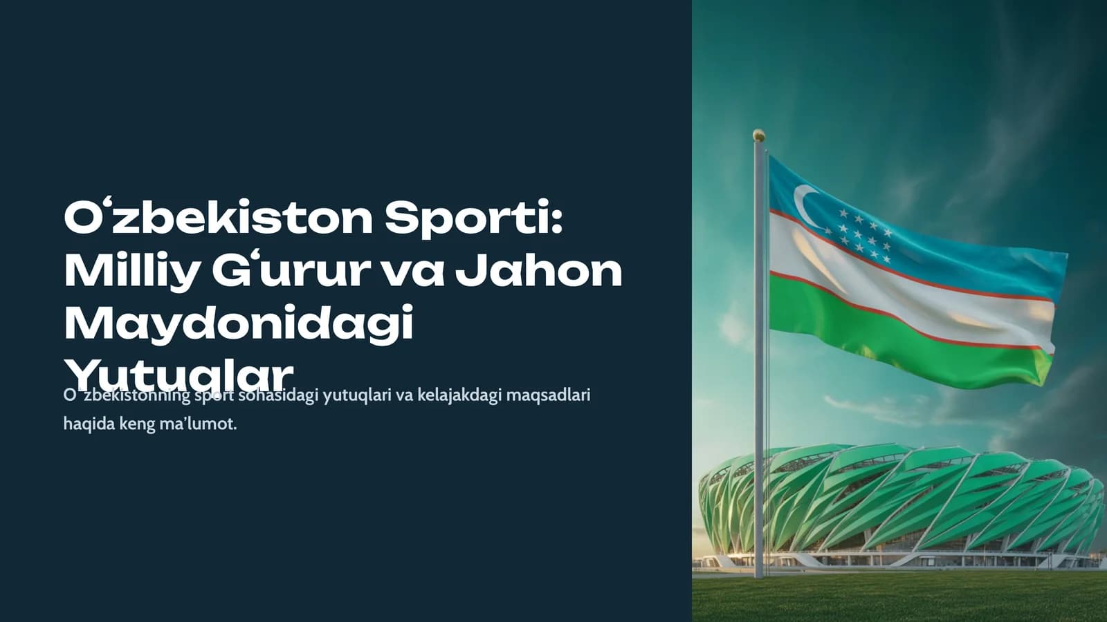 Oʻzbekiston Sporti: Milliy Gʻurur va Jahon Maydonidagi Yutuqlar