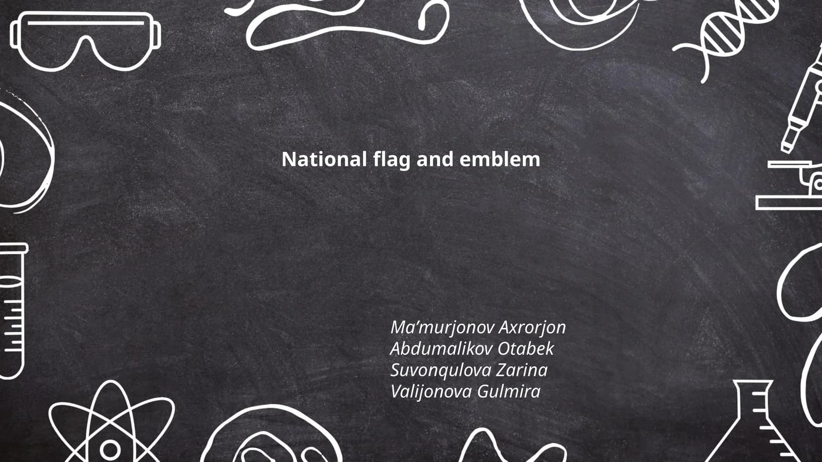 National flag and emblem