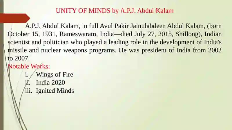 Unity of Minds
