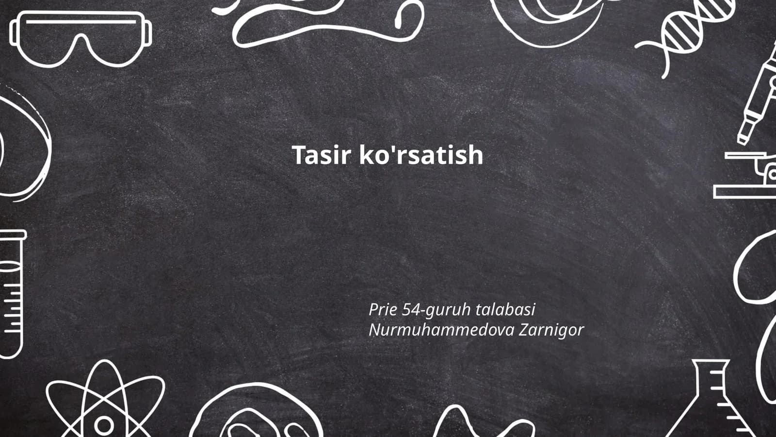 Tasir ko'rsatish