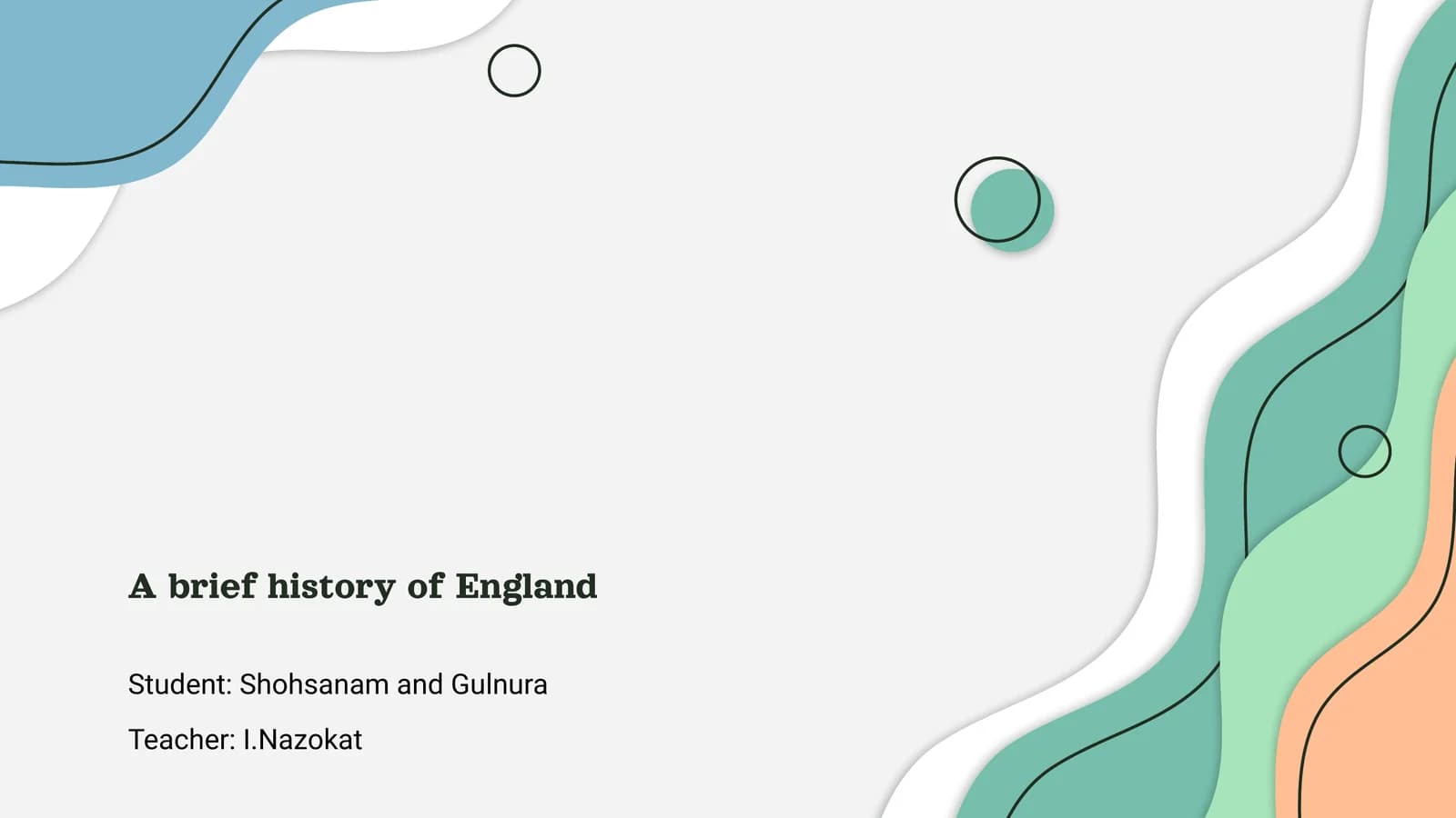 Brief history of England