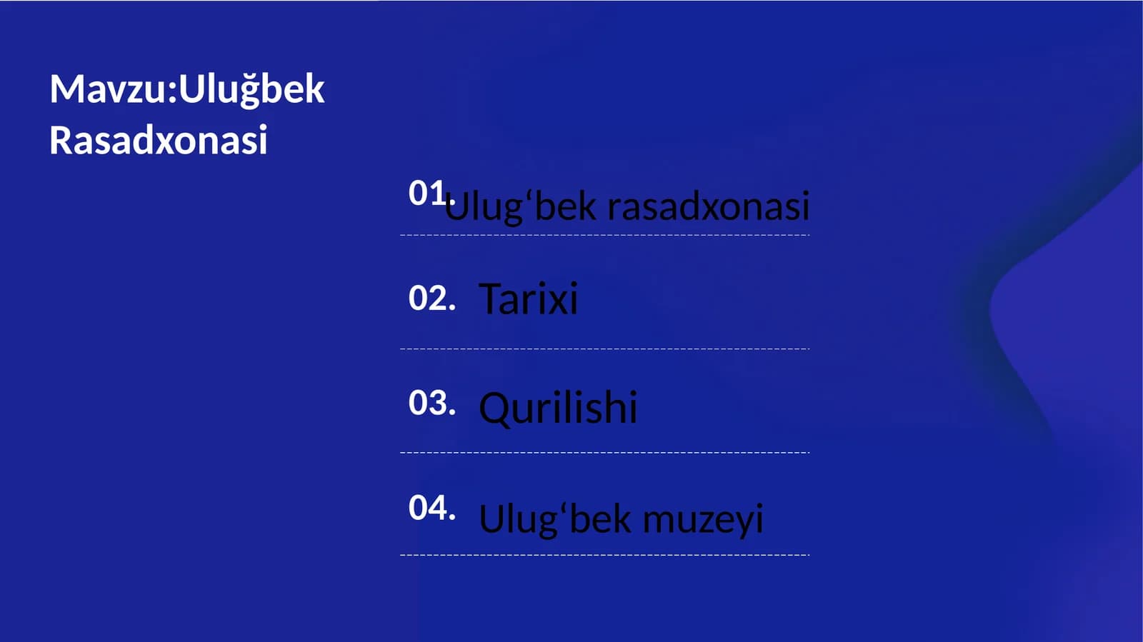 Ulugʻbek Rasadxonasi