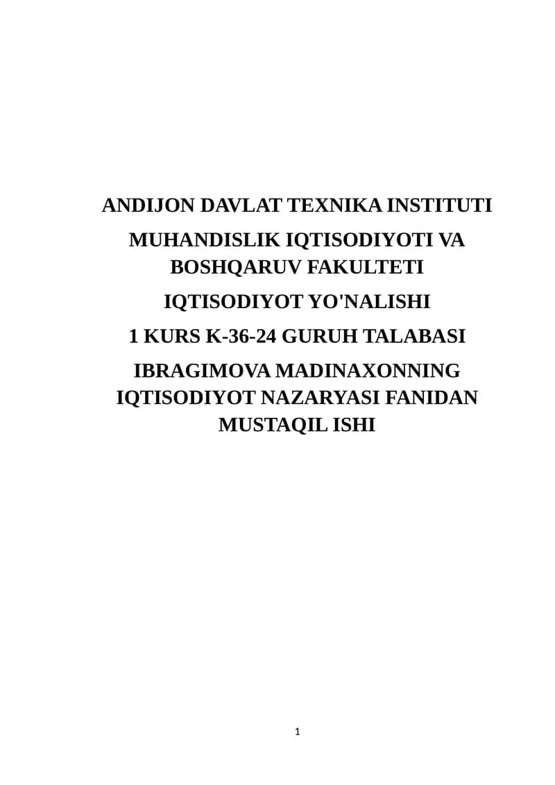 Aholi daromadlarining mazmuni, turlari va shakillanish manbalari