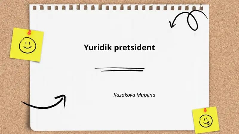 Yuridik pretsident