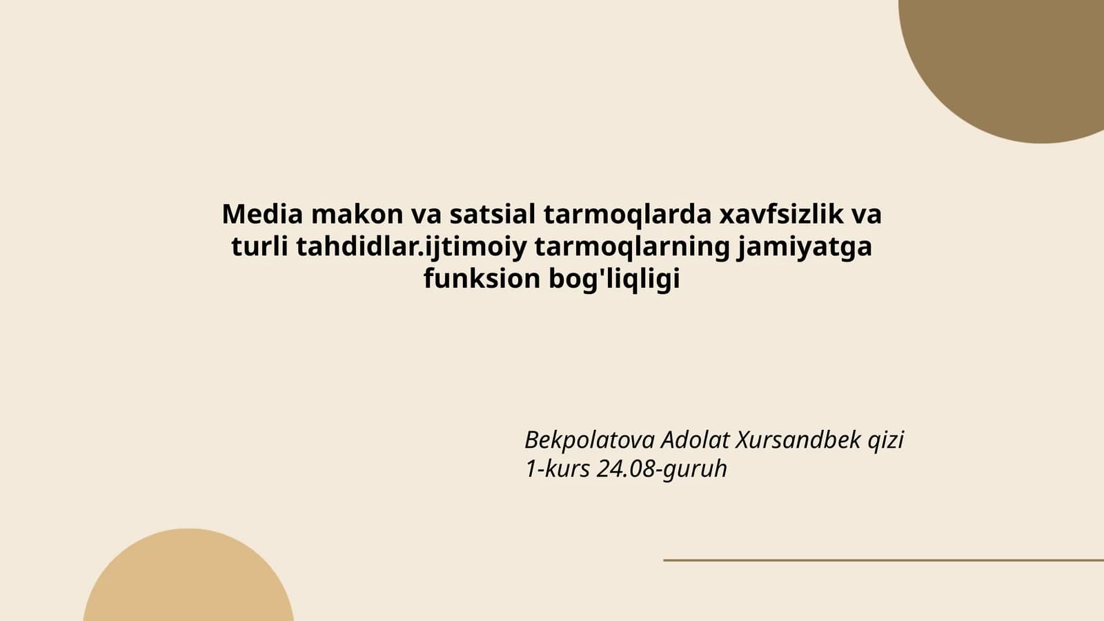 Media makon va satsial tarmoqlarda xavfsizlik va turli tahdidlar.ijtimoiy tarmoqlarning jamiyatga funksion bog'liqligi