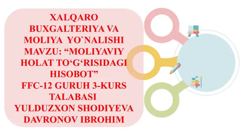 Moliyaviy hisobotning xalqaro standartlari