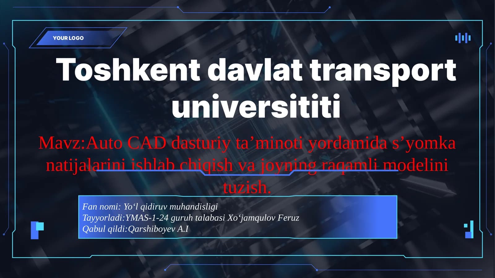 AutoCAD dasturiy ta’minoti
