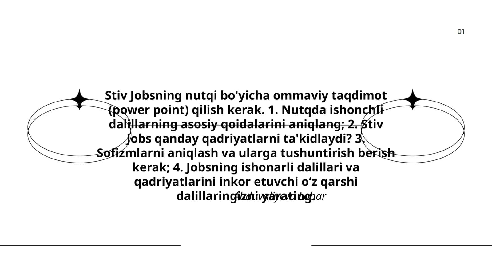 Stiv Jobsning nutqi