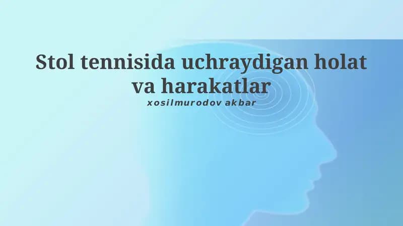 Stol tennisi