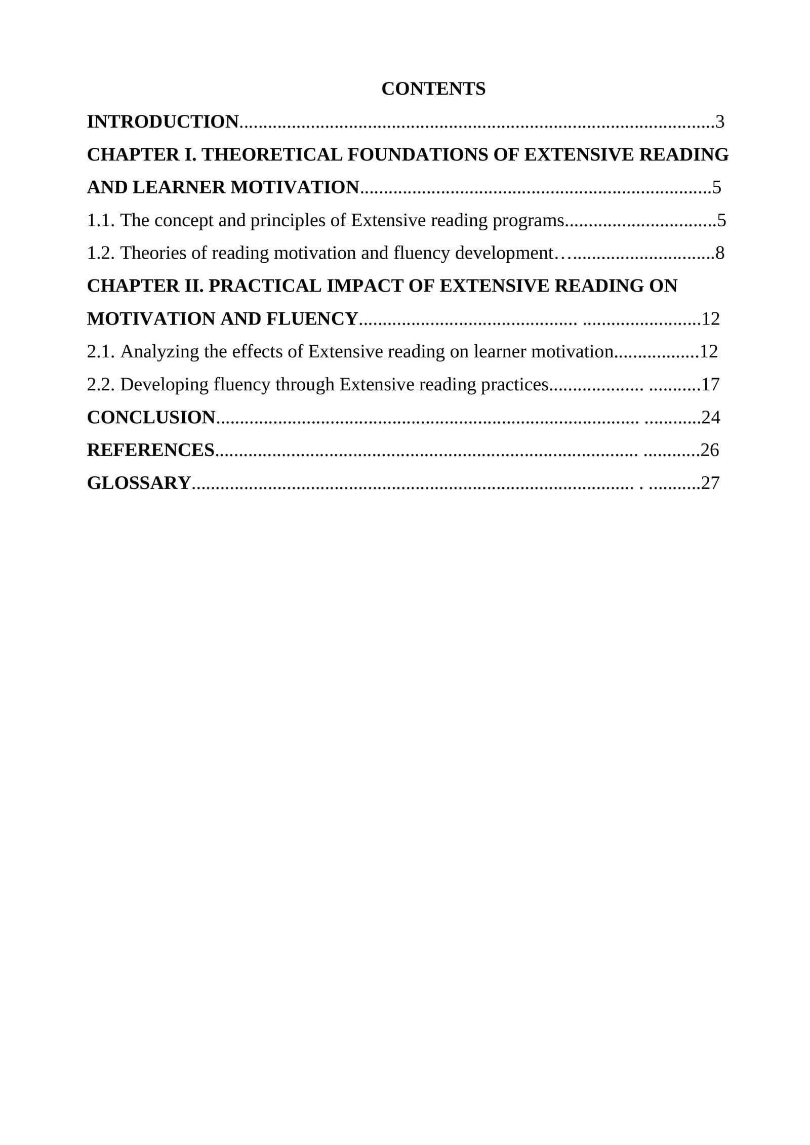 The impact of extensive reading programs on learner motivation and fluency