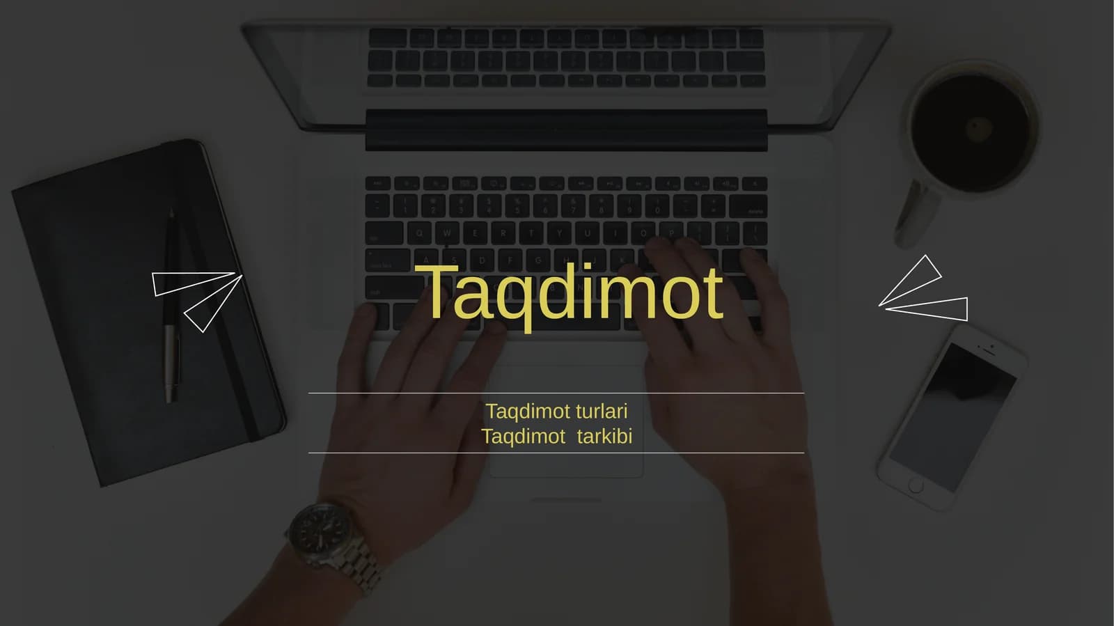 "Taqdimot" mavzusiga slayd
