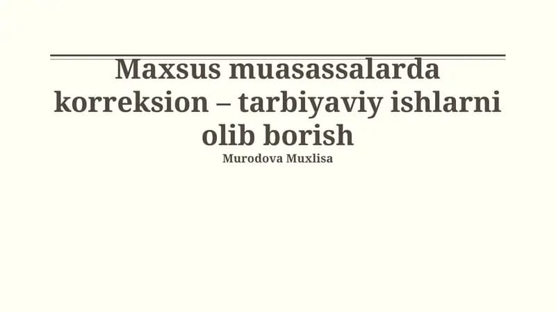 Samaralilikni baholash va istiqbolli yo'nalishlar