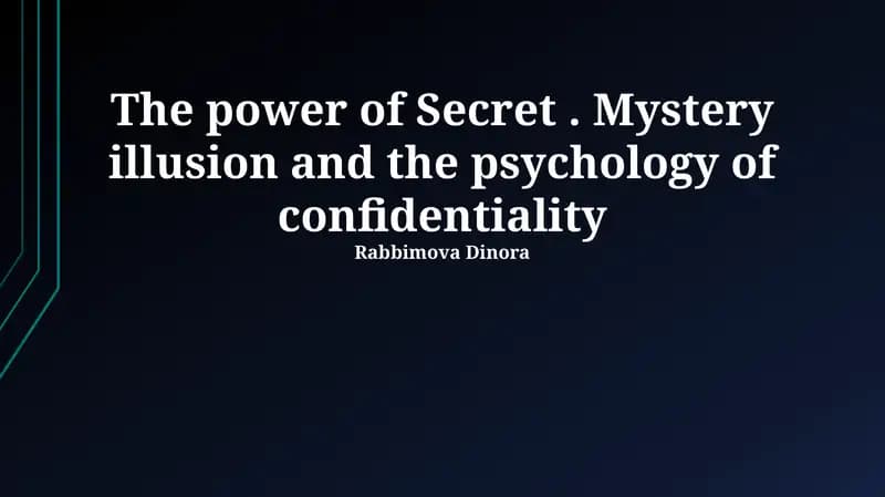 The Allure of the Unknown: Unveiling the Psychology of Secrets