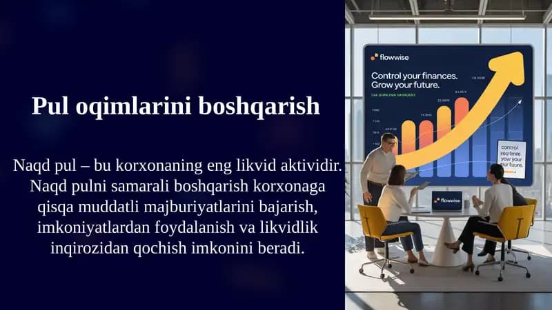 Naqd pul oqimlarini boshqarish