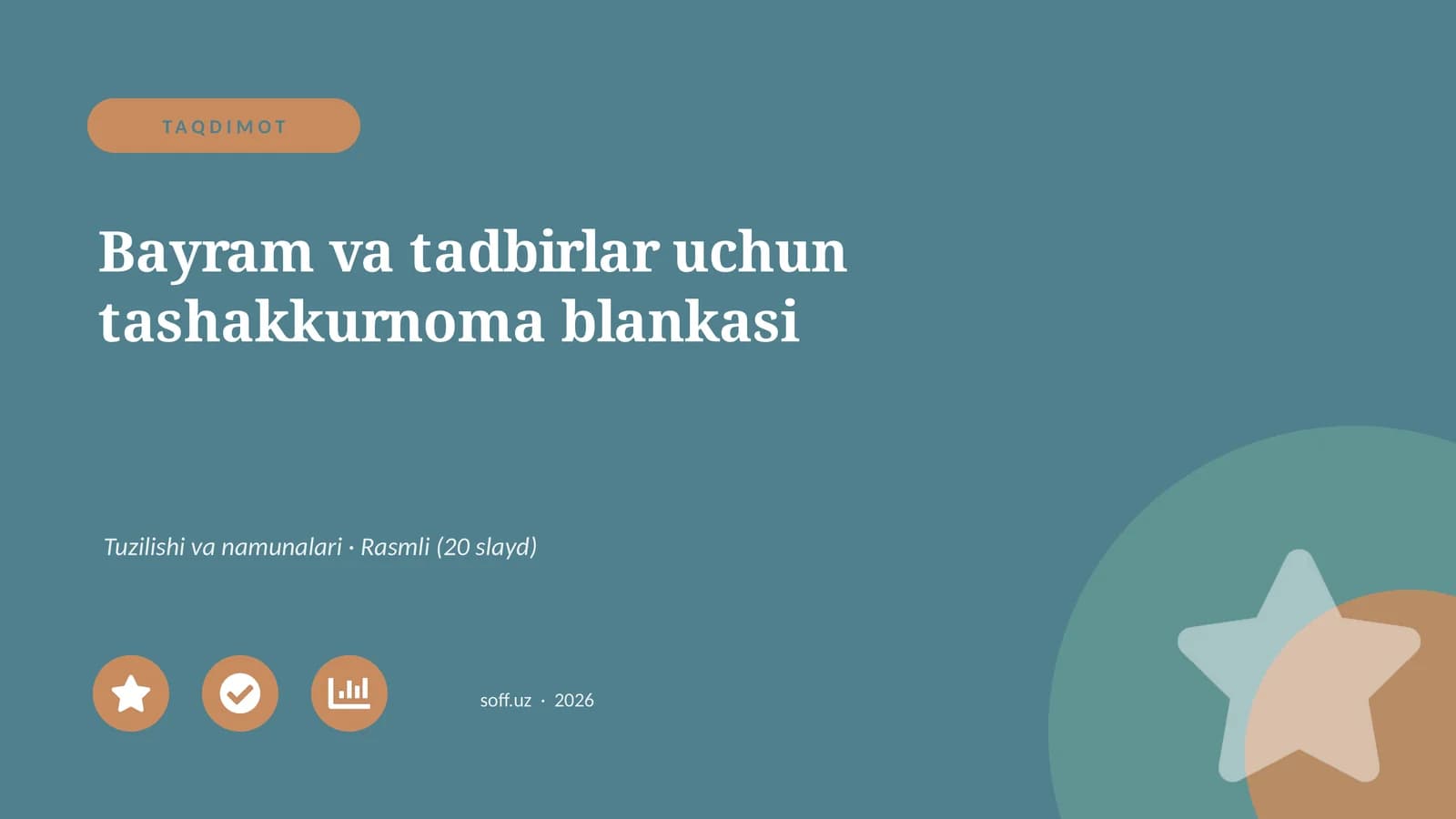 Tashakkurnoma blankasi