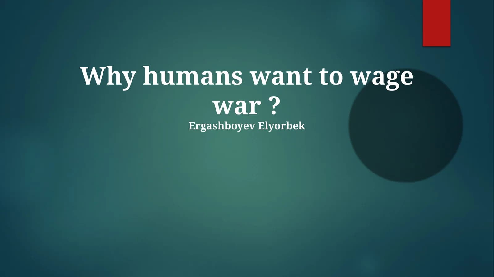 The Roots of Conflict: Unpacking the Drivers of War